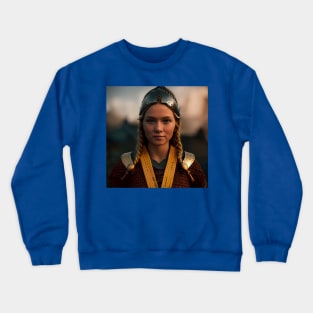 Viking Shield Maiden Crewneck Sweatshirt